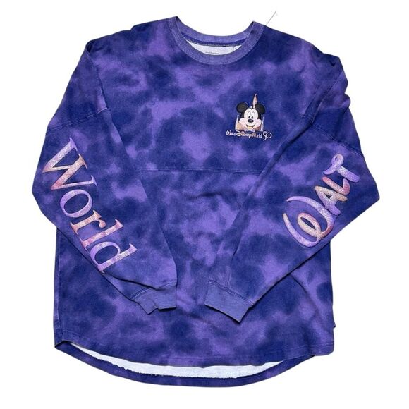 Walt Disney World 50th Anniversary Spirit Jersey Long Sleeve Shirt Size Large - Picture 2 of 7